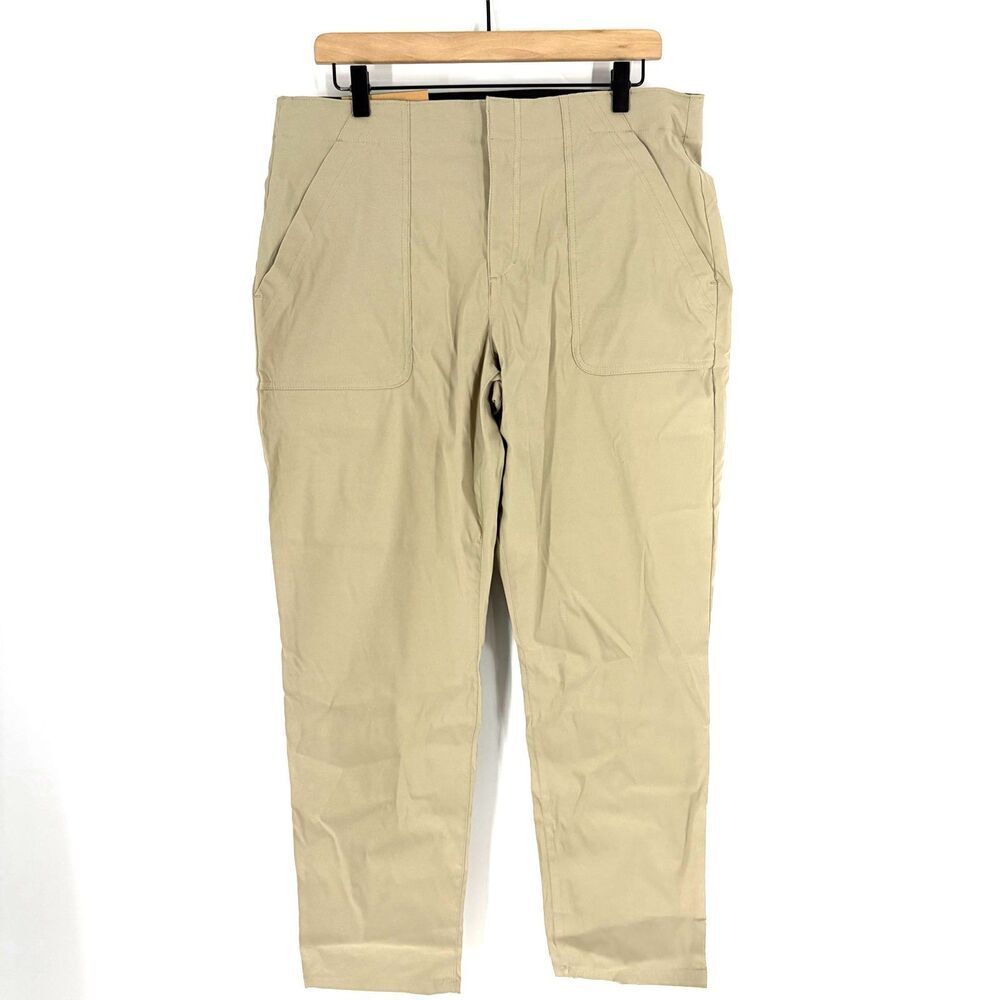 Eddie Bauer Pants Size 12 Womens Khaki Horizon Straight Ankle Outdoor Hiking
